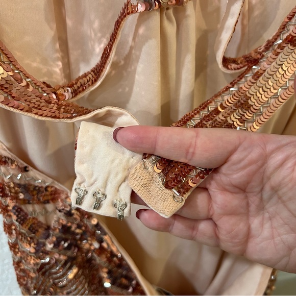 New Mac Duggal 5390 Sequin Open Cut Out Back Gown - Picture 8 of 10